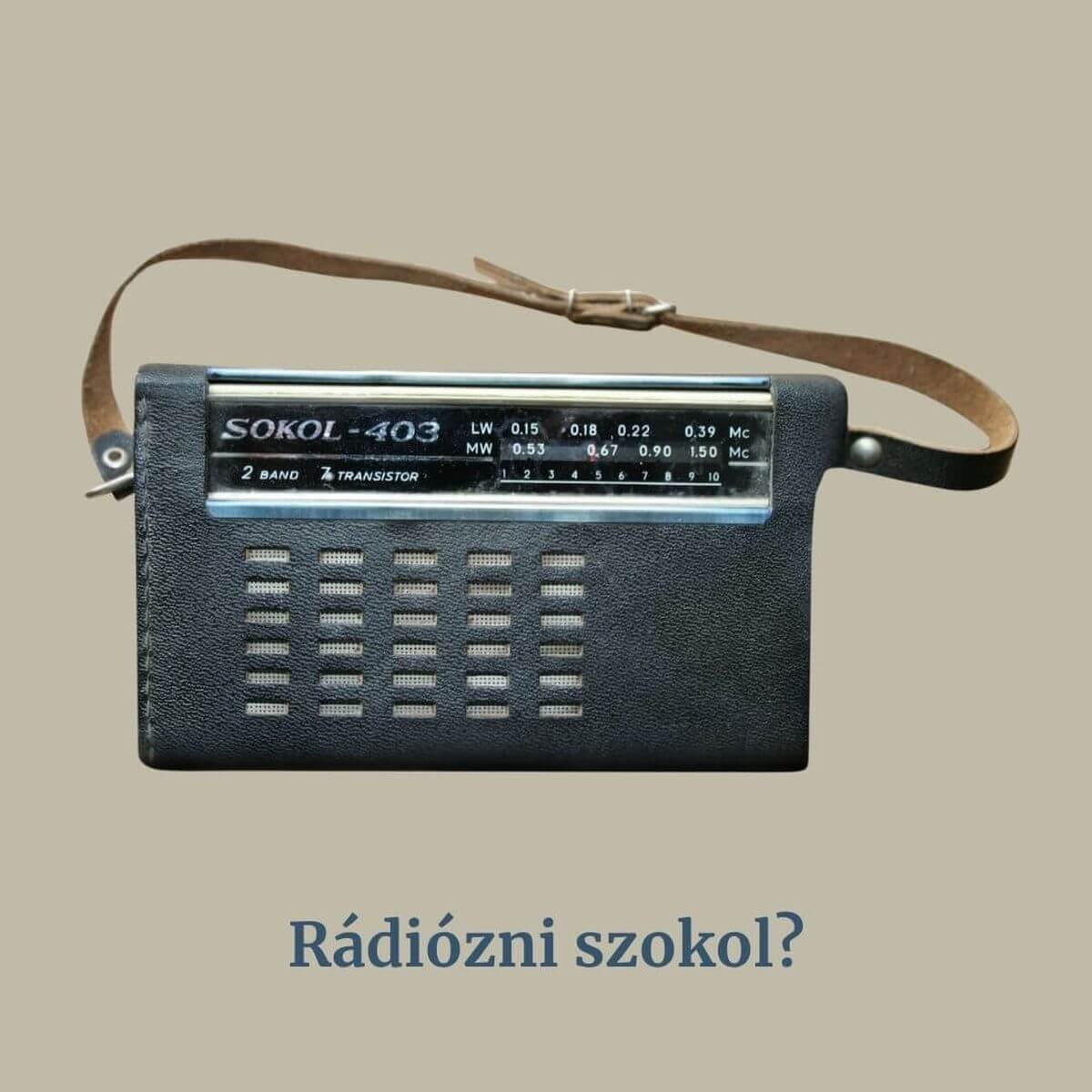 Sokol retró rádió, a 70-es, 80-as évek szocialista háztartásainak büszkesége.